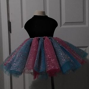 Inspired cotton candy tulle baby tutu skir